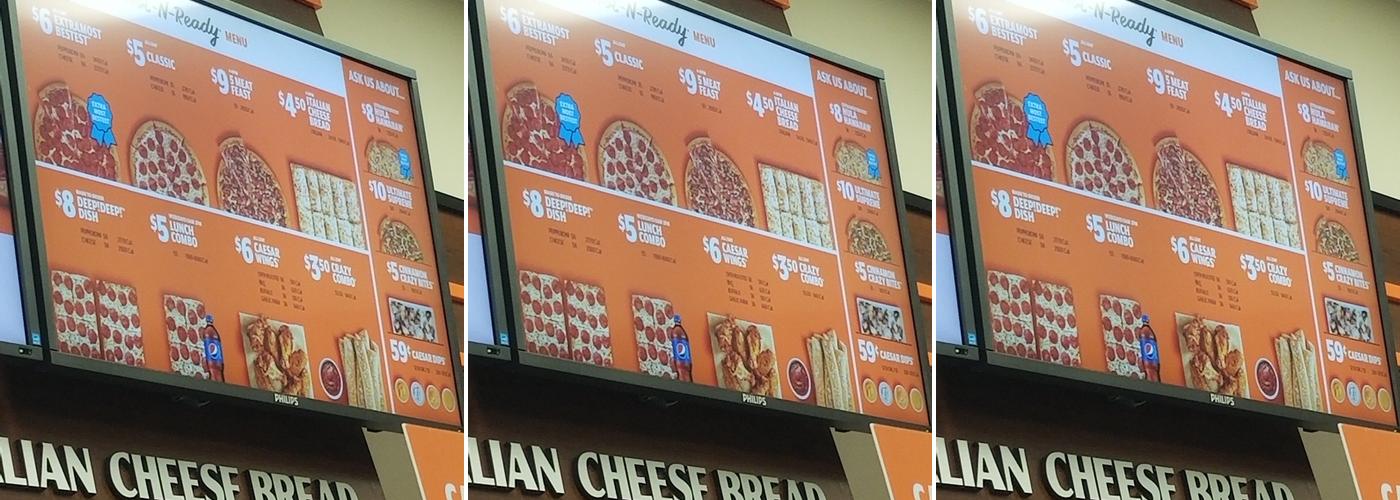 Little Caesars Pizza Menu