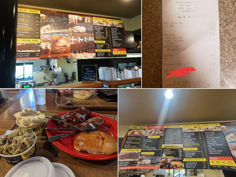Dickey's Barbecue Pit Menu