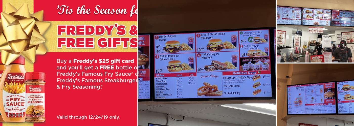 Freddy's Frozen Custard & Steakburgers Menu