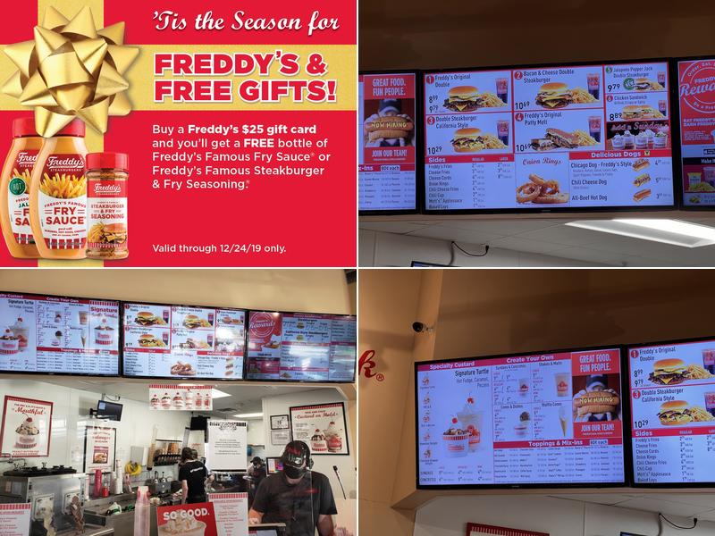 Freddy's Frozen Custard & Steakburgers Menu