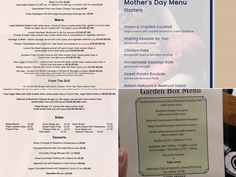 Village Limits Bed and Breakfast & Restaurant Menu