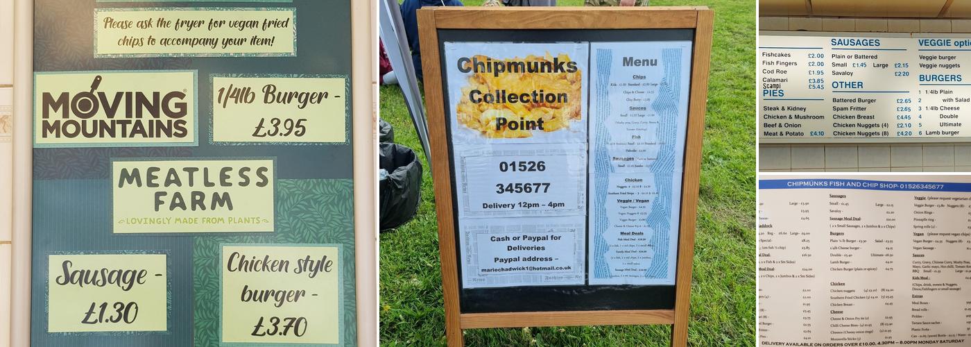 Chipmunks Menu
