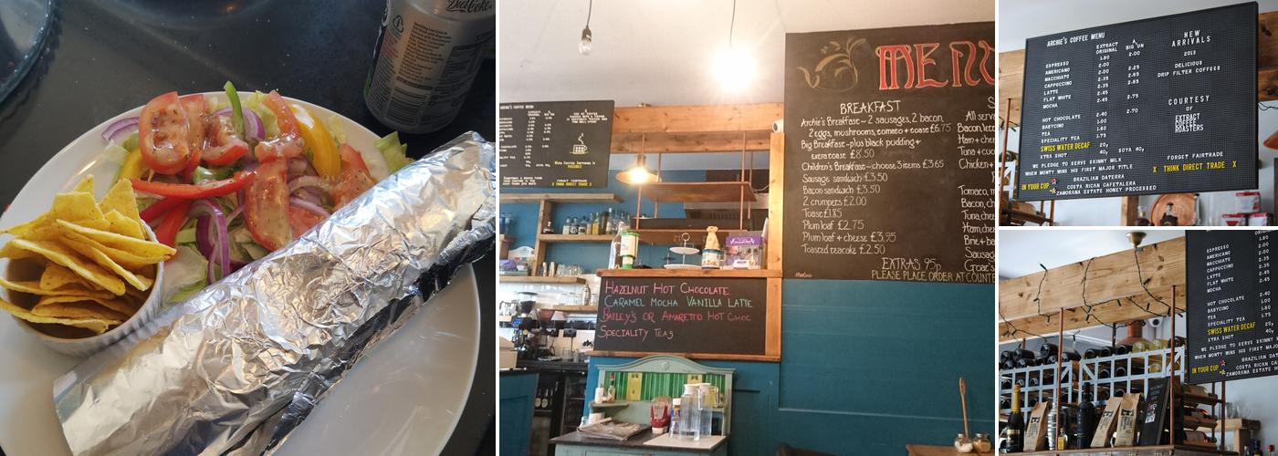 Archie's Coffee Menu