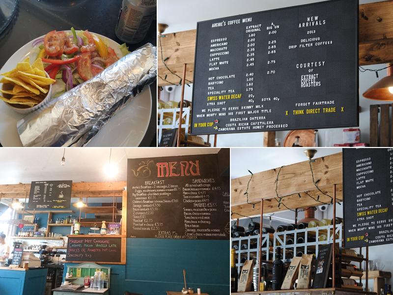 Archie's Coffee Menu