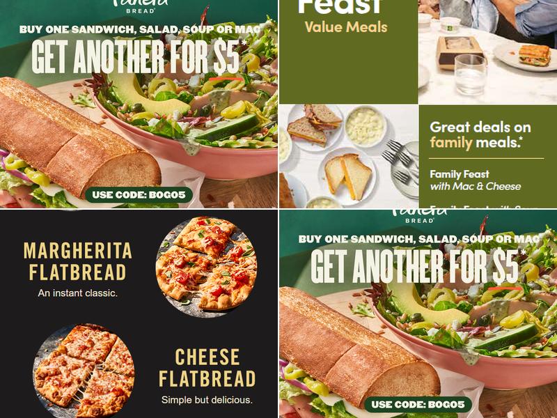 Panera Bread Menu