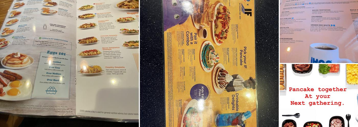 IHOP Menu