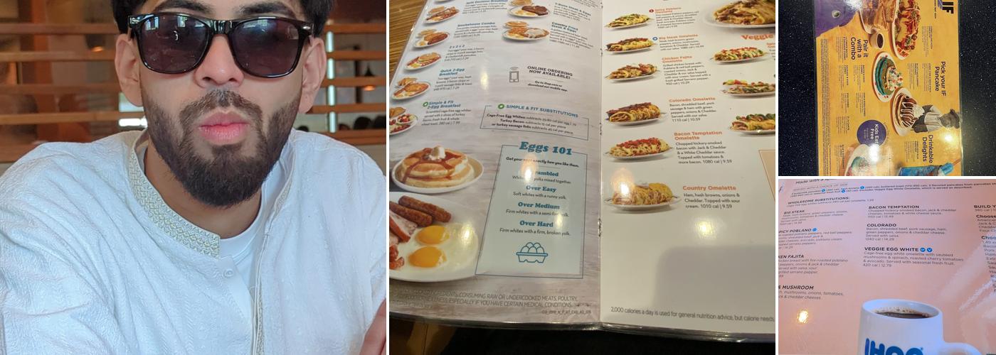 IHOP Menu