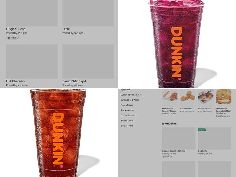 Dunkin' Menu