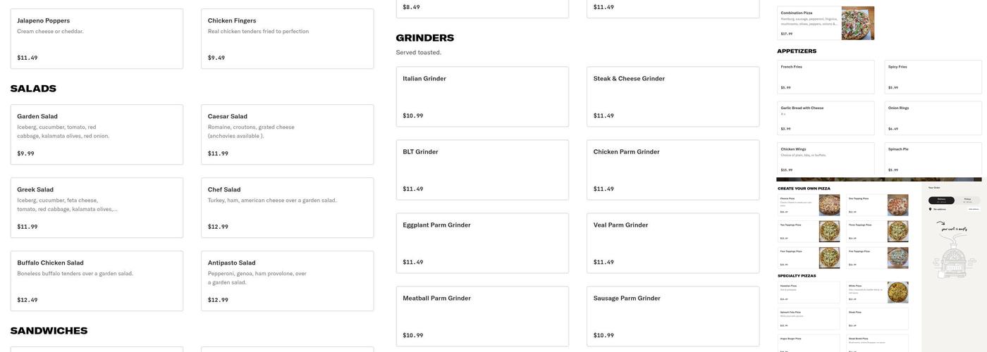 Brewster Pizza House & Sports Bar Menu