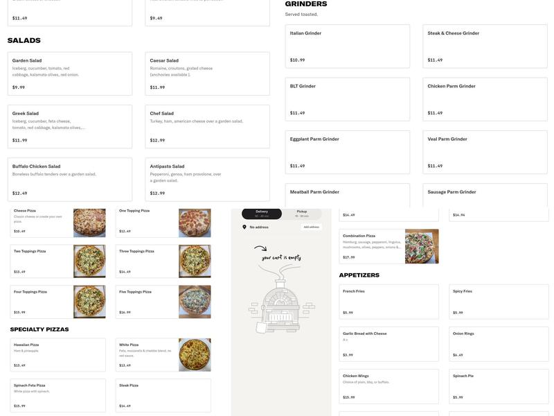 Brewster Pizza House & Sports Bar Menu