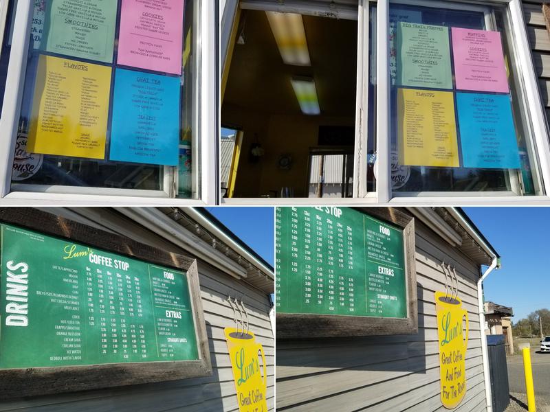 Lums Coffee Stop Menu
