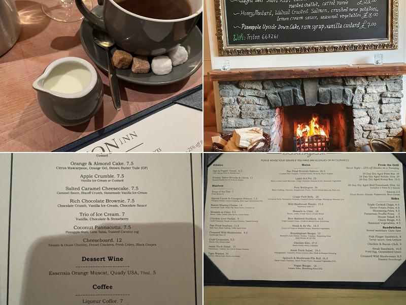 The Triton Inn Menu