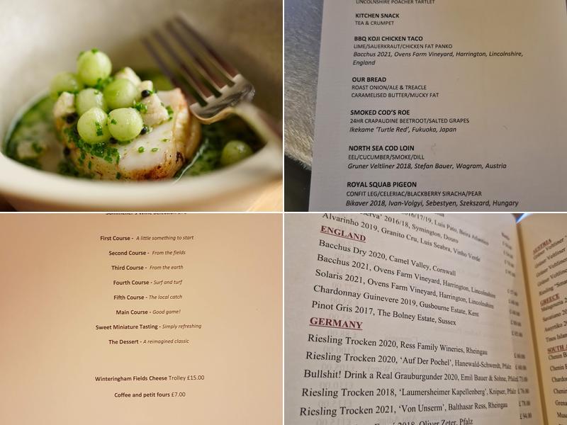 Winteringham Fields Menu