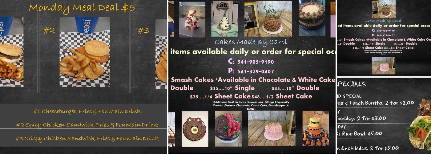 Highway Deli Mart Menu