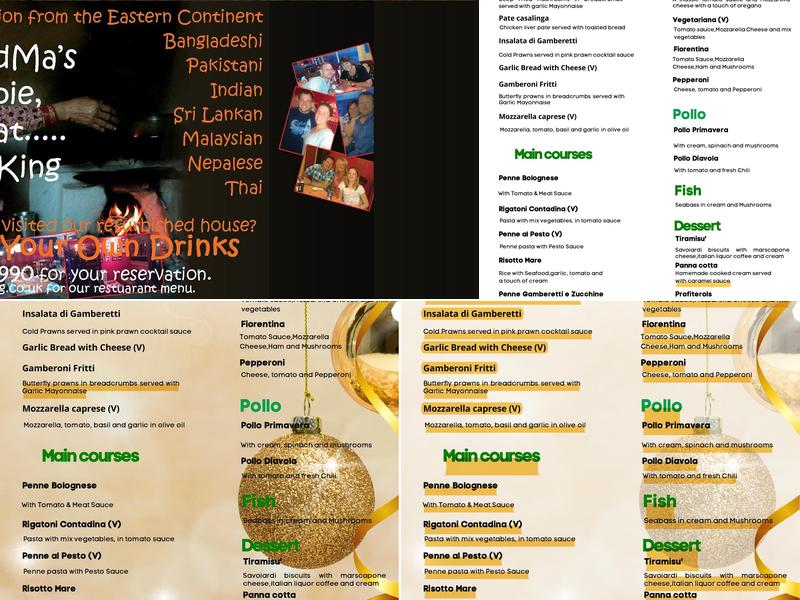 Balti King Online Asian Cuisine Menu
