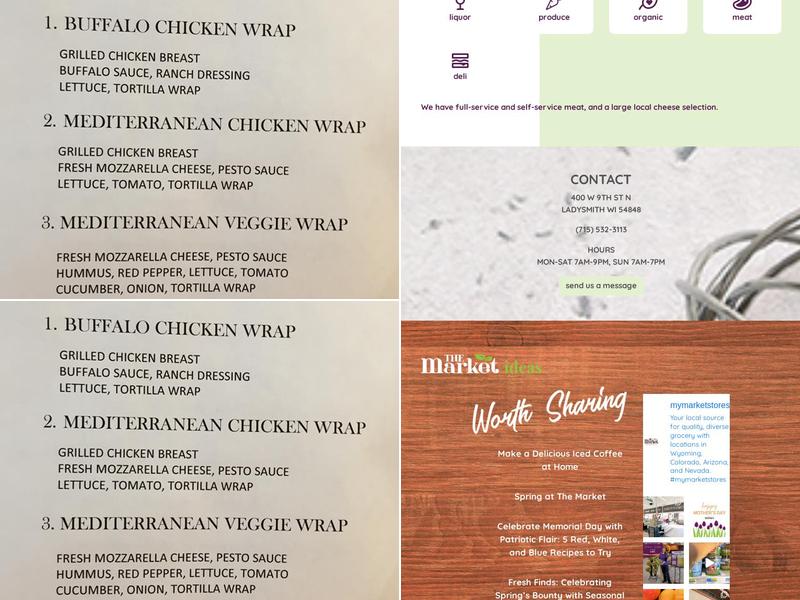 The Market at Beaver Creek Menu