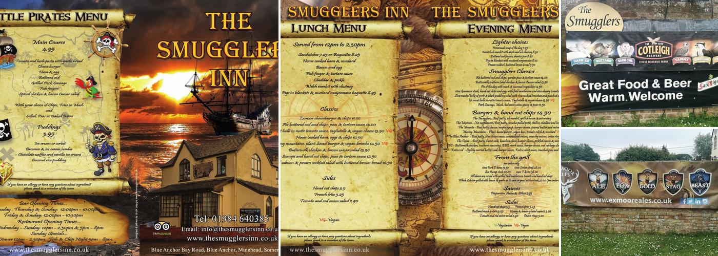 SMUGGLERS INN Menu