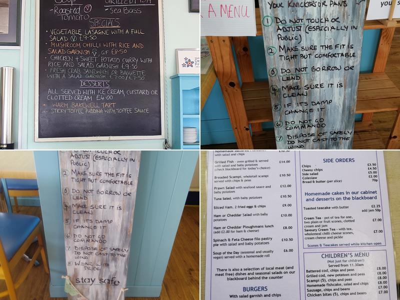 Driftwood Cafe Menu
