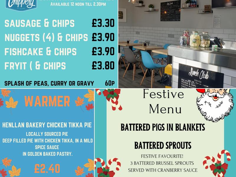 The Chippery Menu