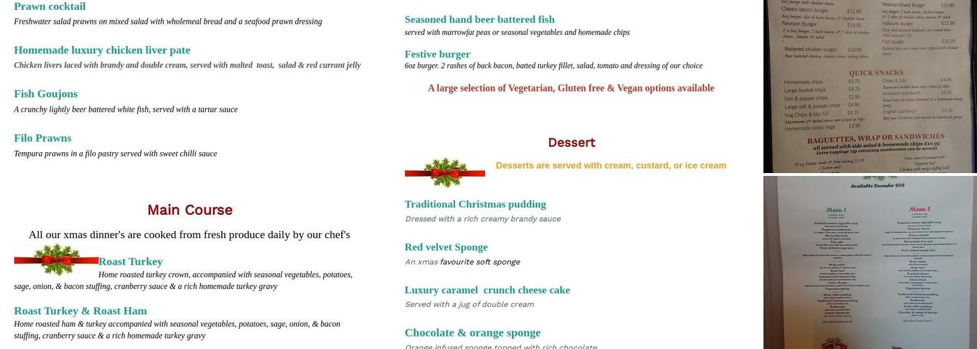 The Nevison Country Inn Menu
