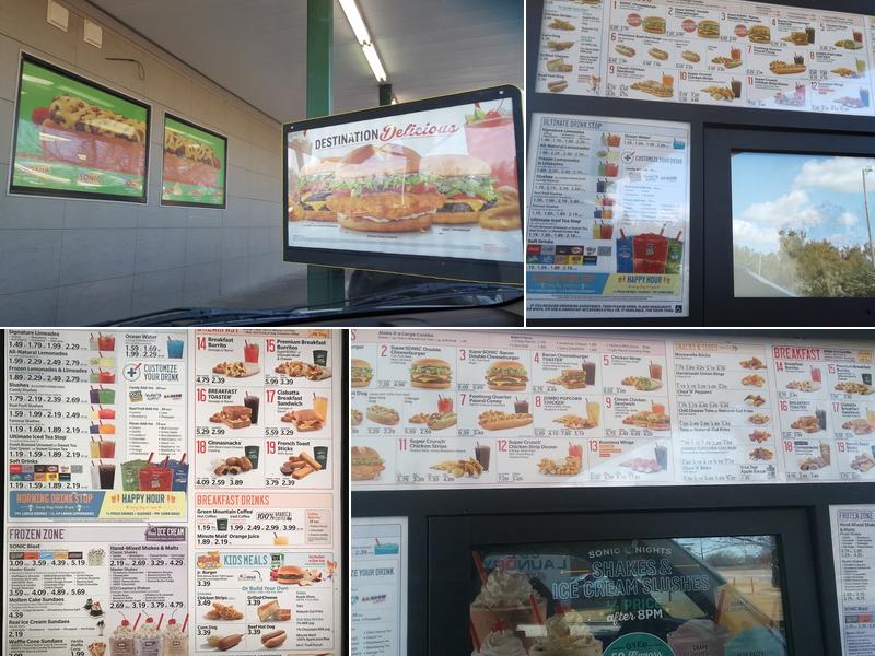 Sonic Drive-In Menu