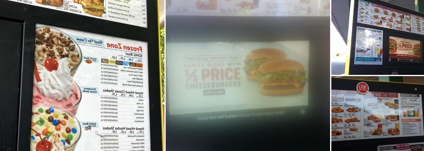 Sonic Drive-In Menu