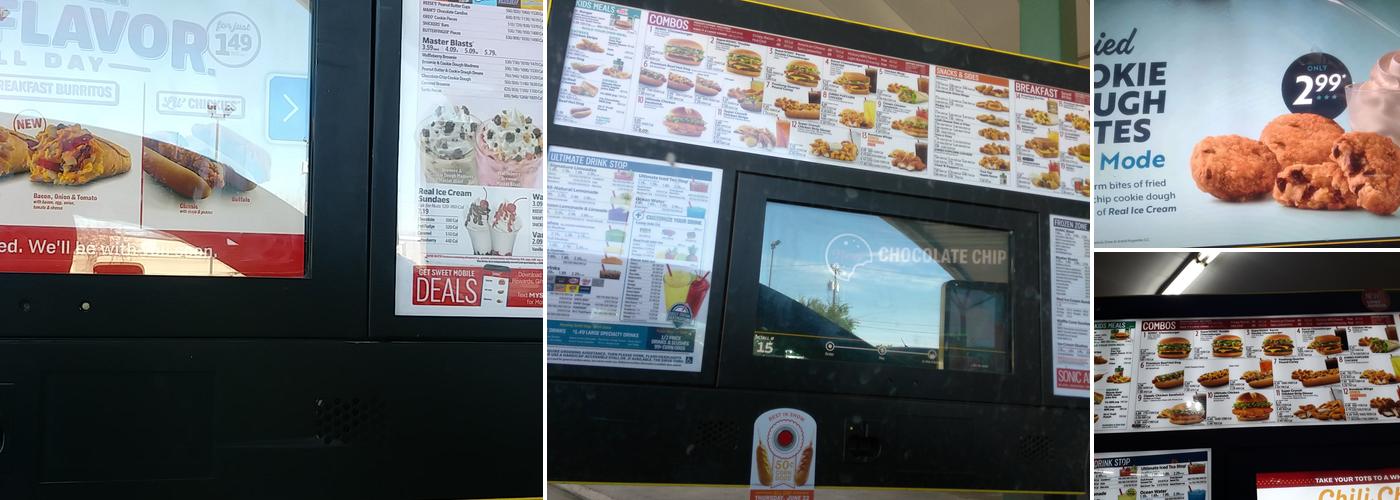 Sonic Drive-In Menu