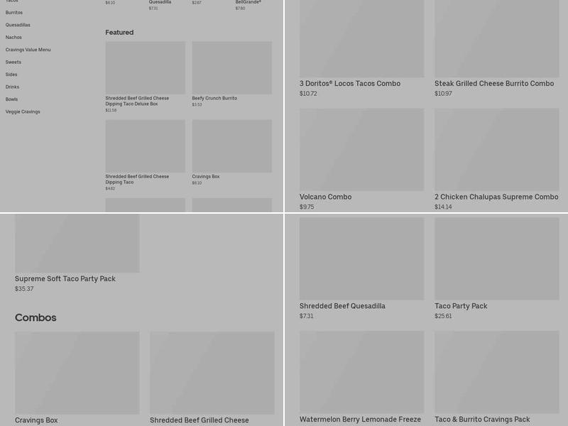 Taco Bell Menu