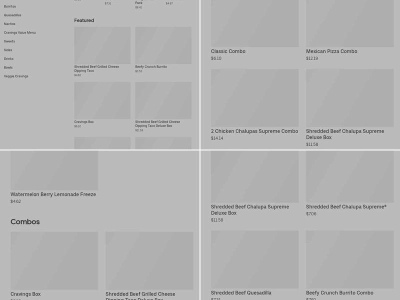 Taco Bell Menu