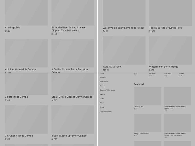 Taco Bell Menu
