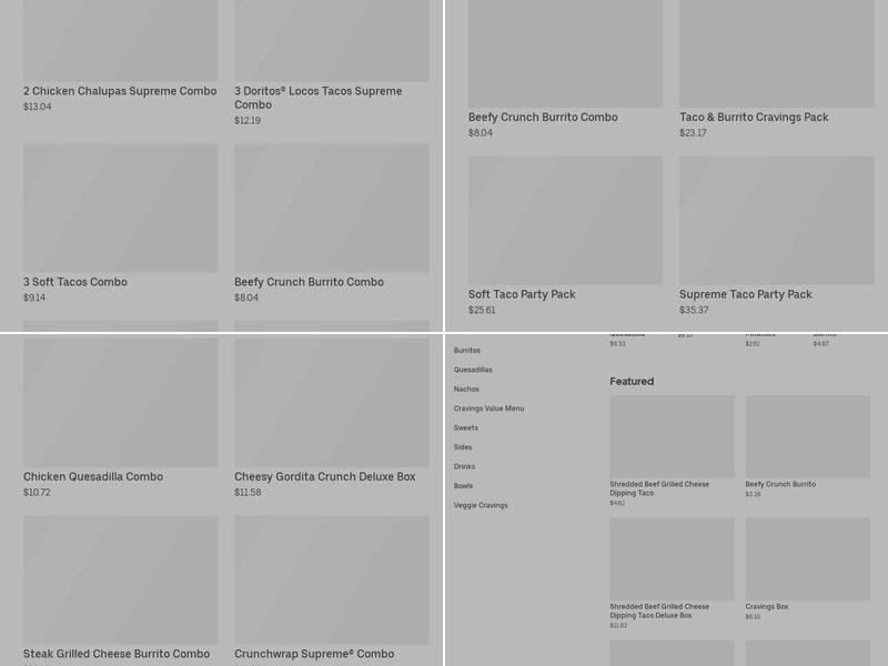 Taco Bell Menu