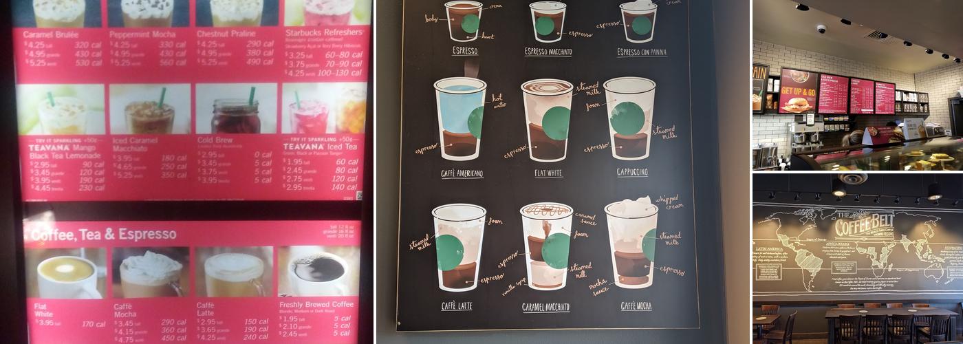 Starbucks Menu