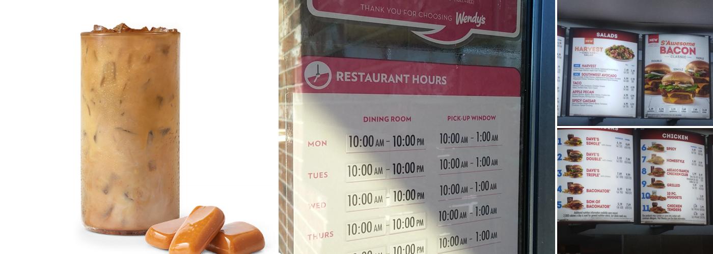 Wendy's Menu