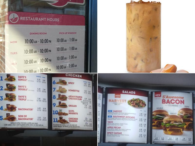 Wendy's Menu