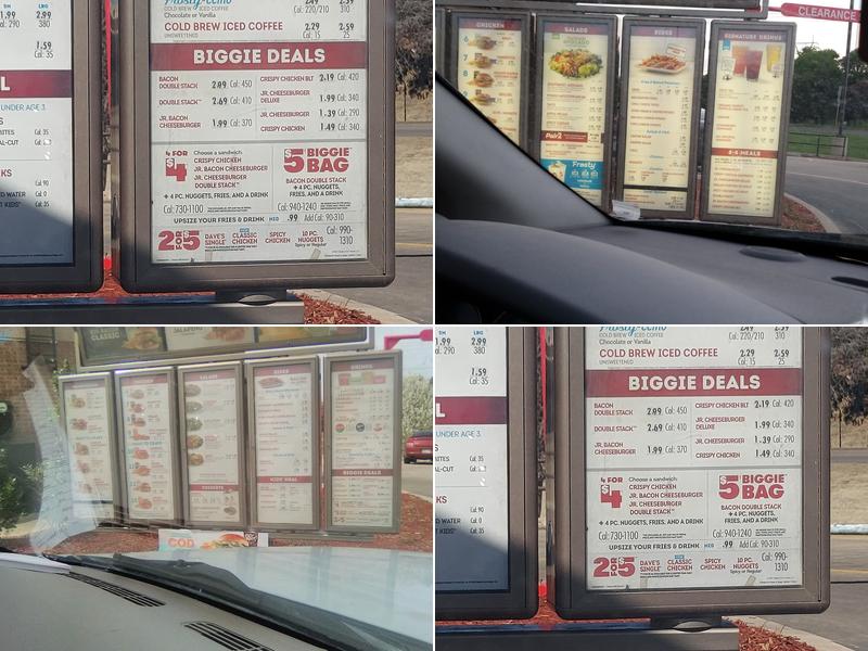Wendy's Menu