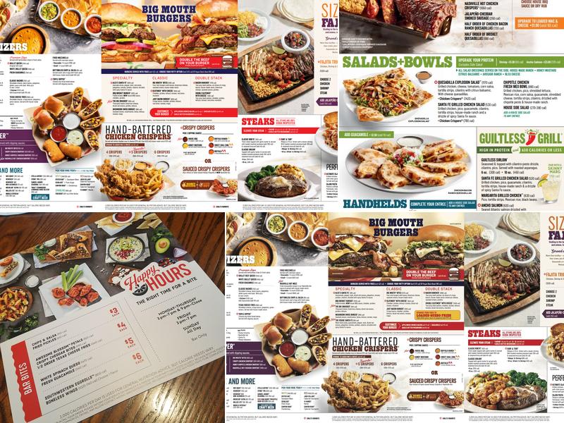 Chili's Grill & Bar Menu
