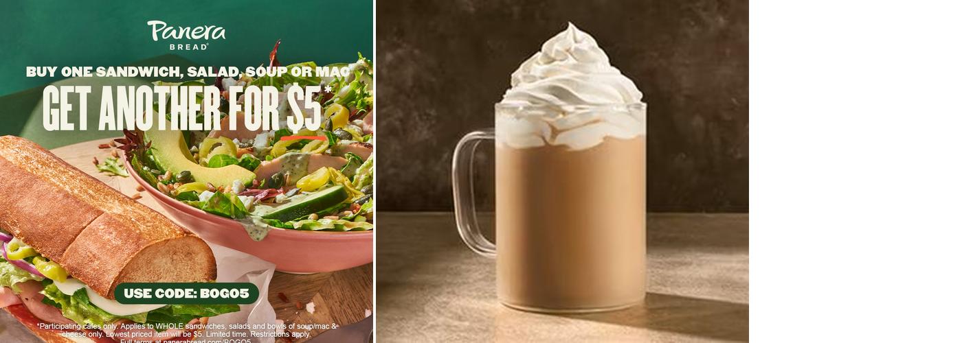Panera Bread Menu