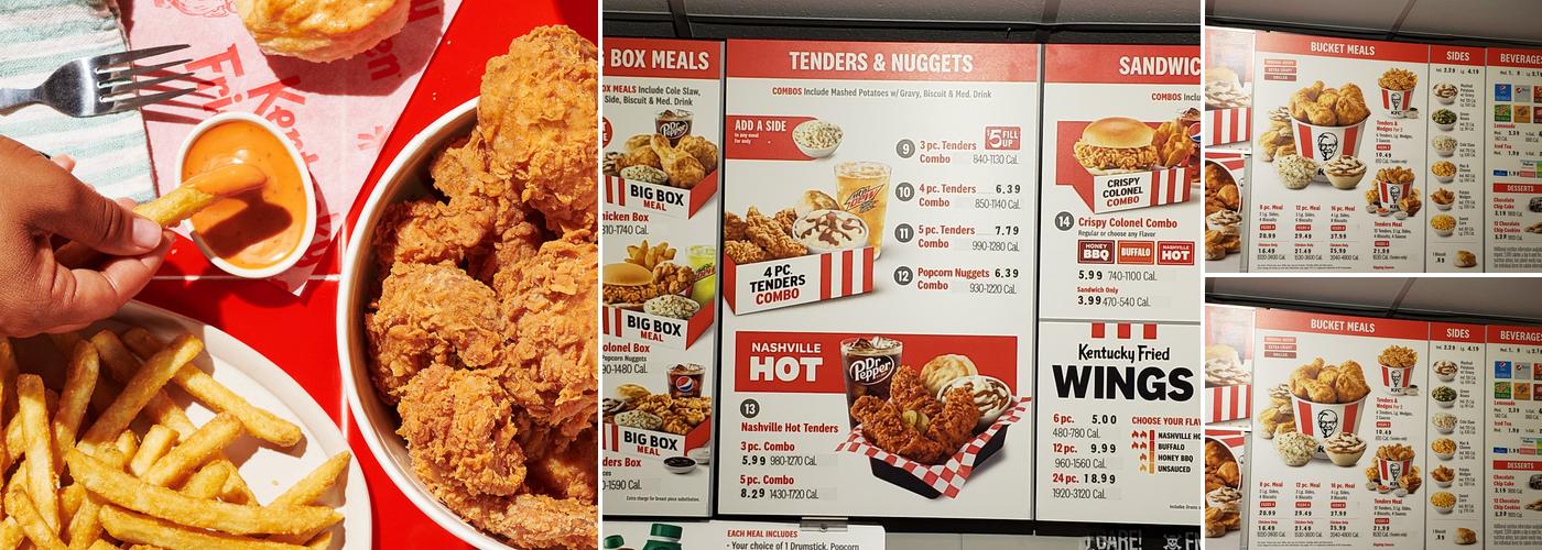 KFC Menu