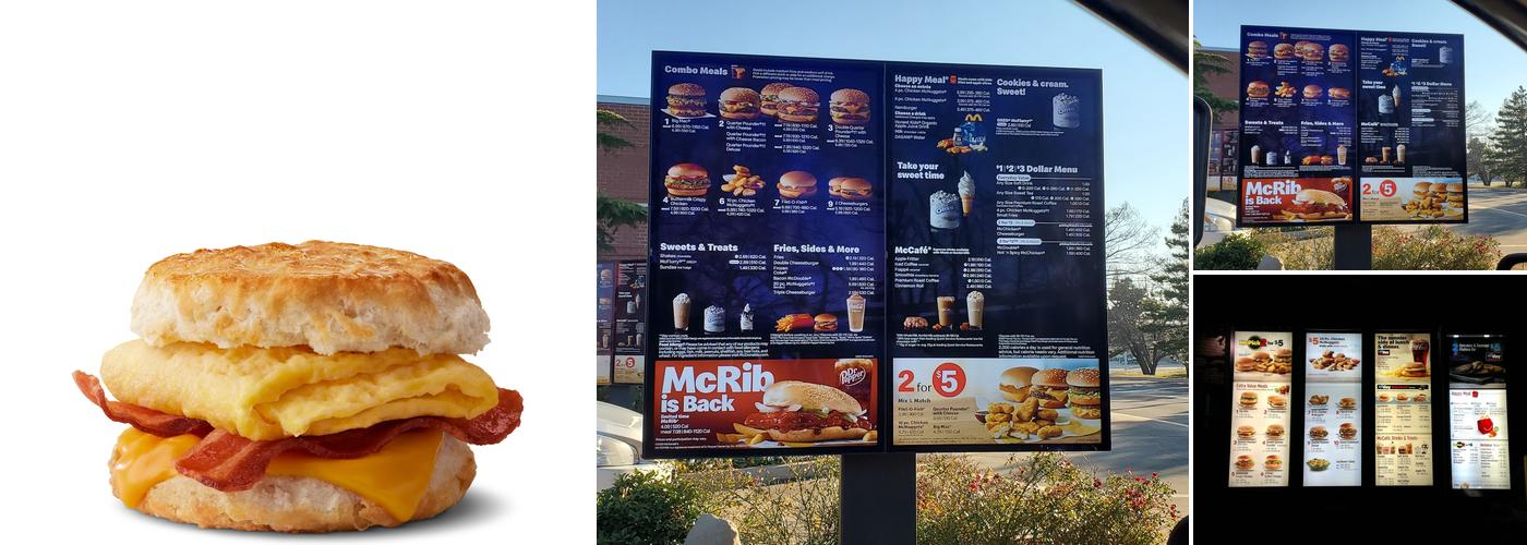 McDonald's Menu
