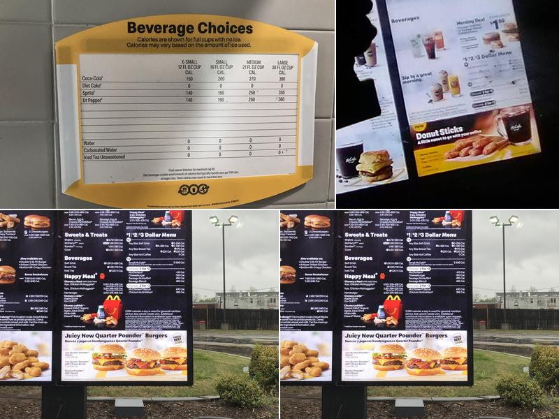 McDonald's Menu
