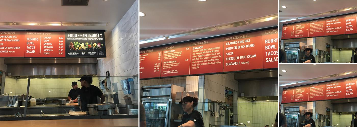 Chipotle Mexican Grill Menu