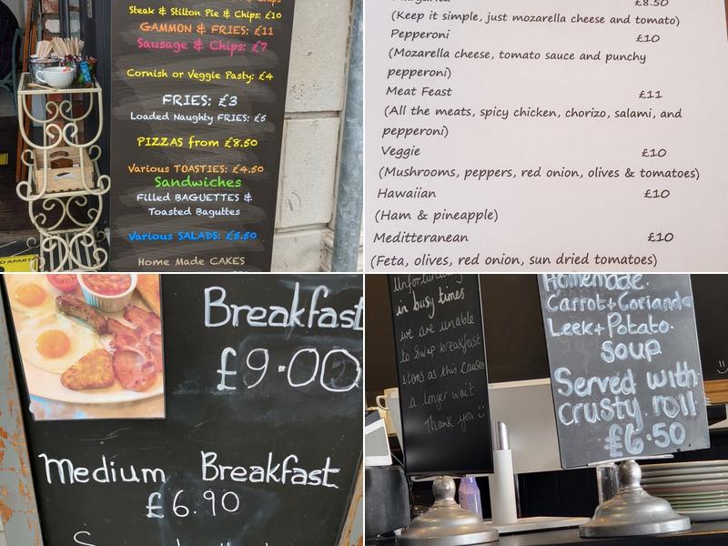 Caffi Llew Menu