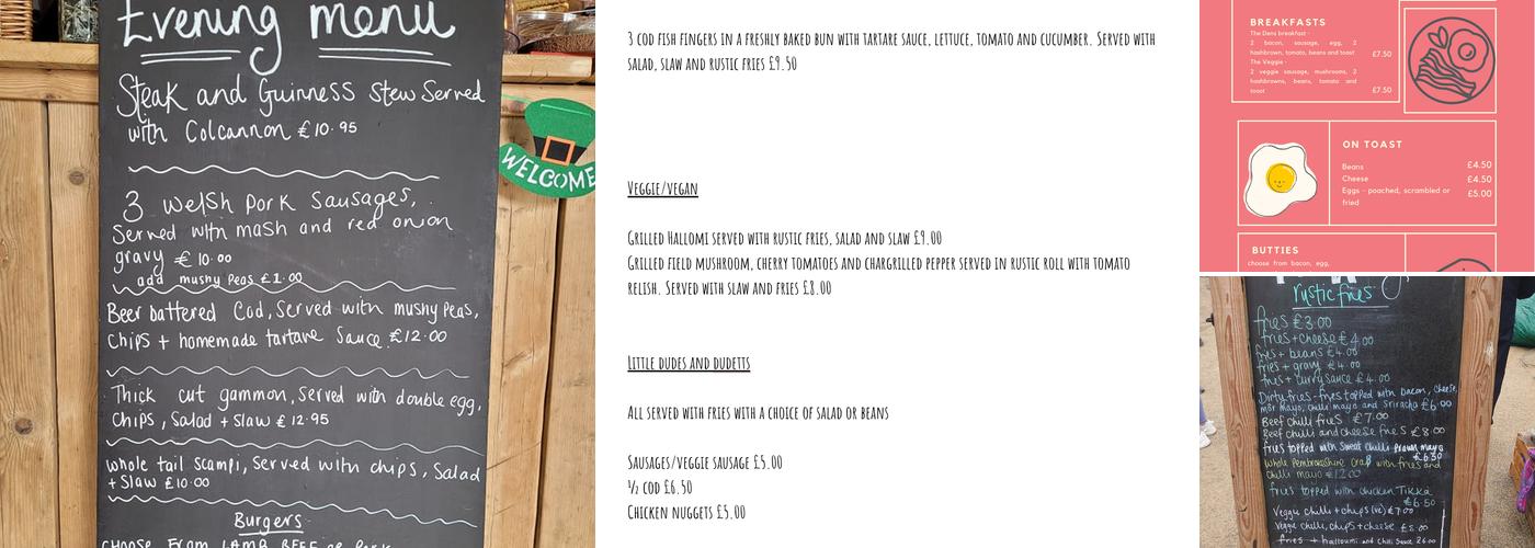 The Dennis Cafe Menu