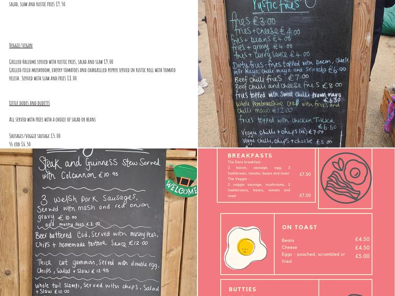 The Dennis Cafe Menu