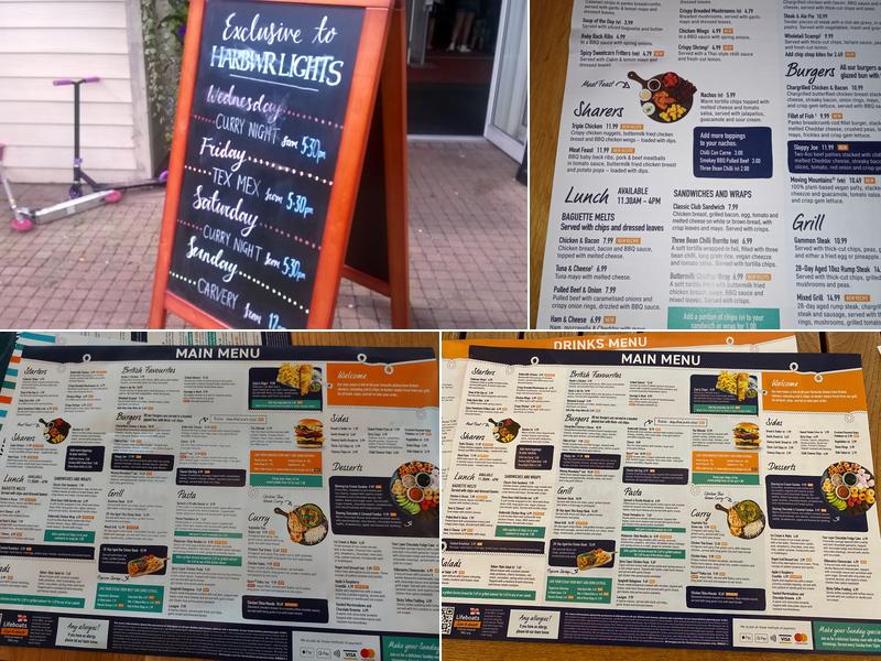 Harbwr Lights (at Kiln Park Holiday Park) Menu