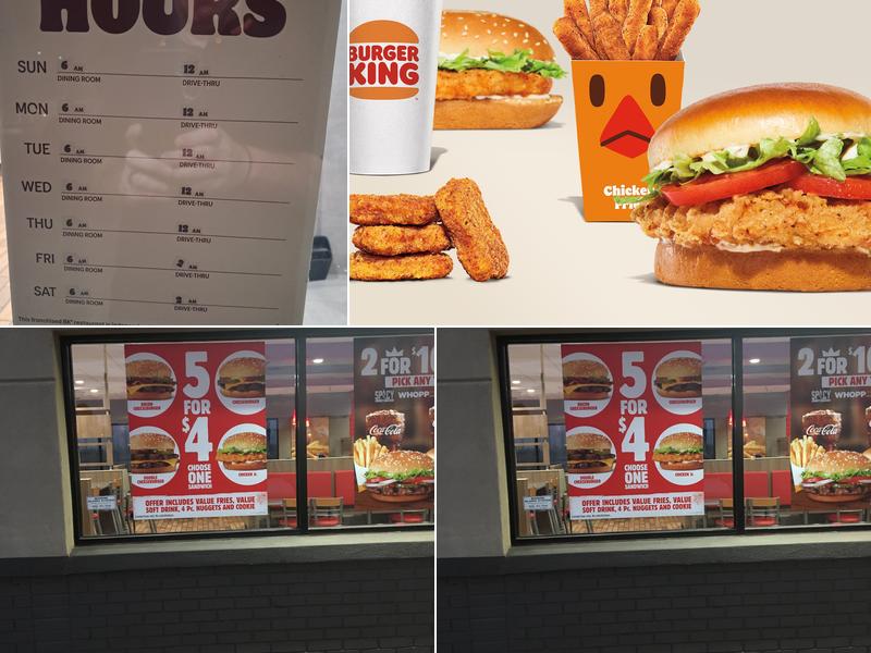 Burger King Menu