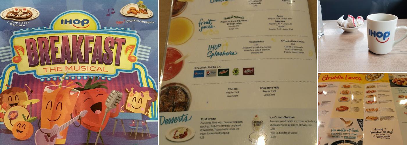 IHOP Menu