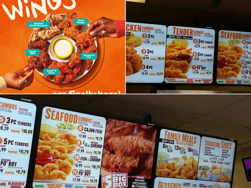 Popeyes Louisiana Kitchen Menu