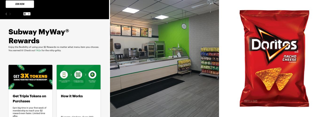 Subway Menu