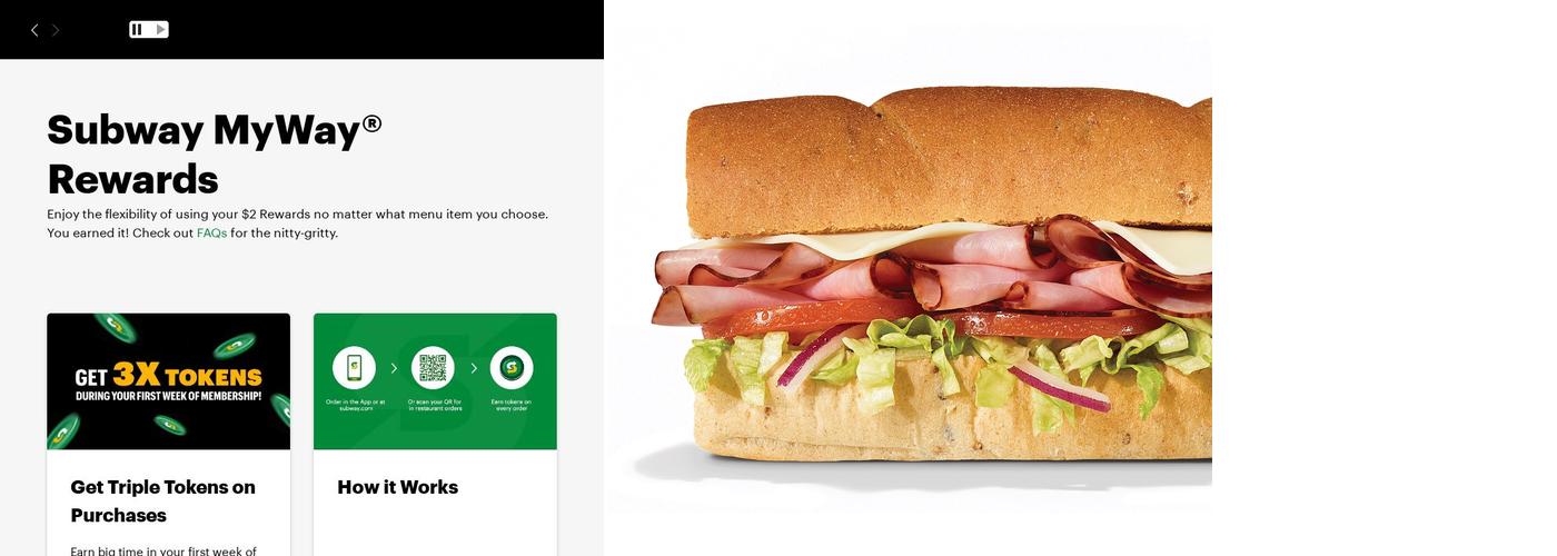 Subway Menu